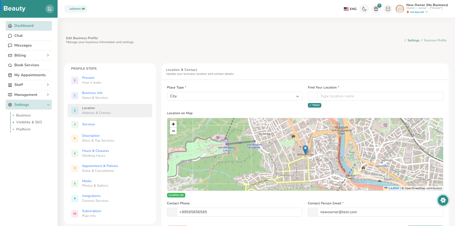 Settings / Business screenshot 3