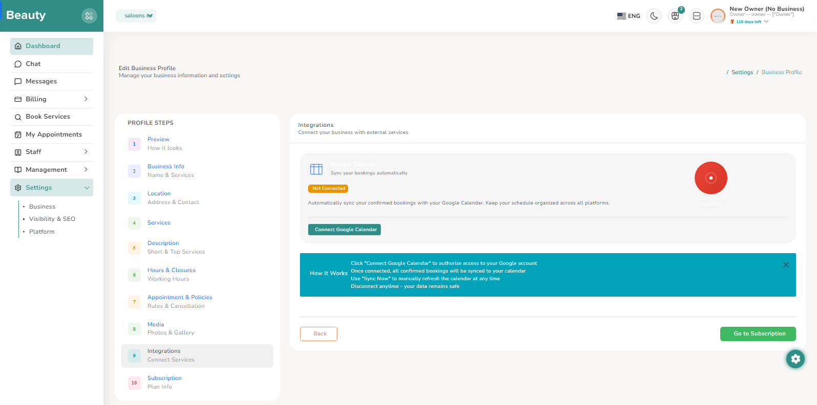 Settings / Business screenshot 9