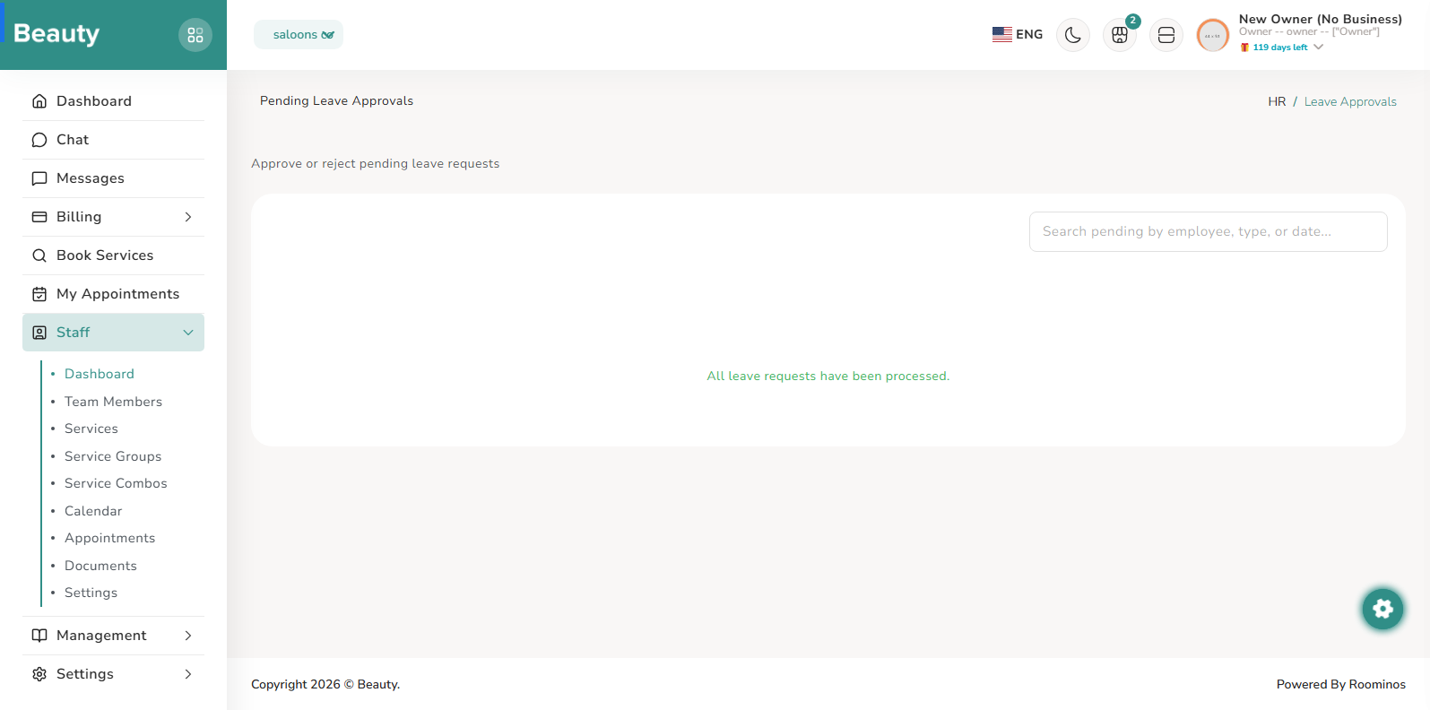 Staff / Dashboard screenshot 4
