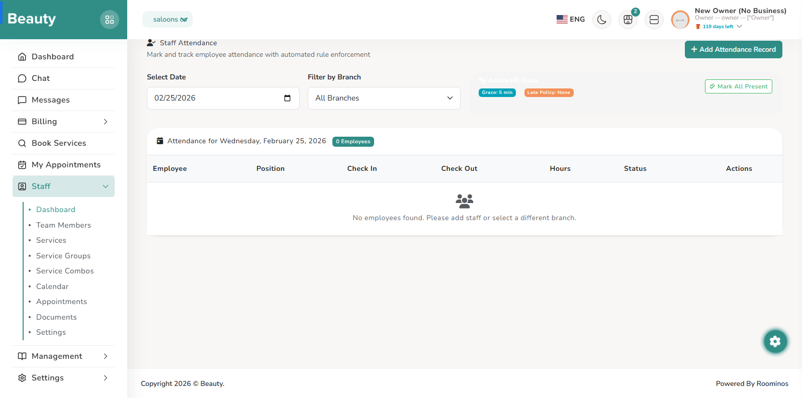 Staff / Dashboard screenshot 5